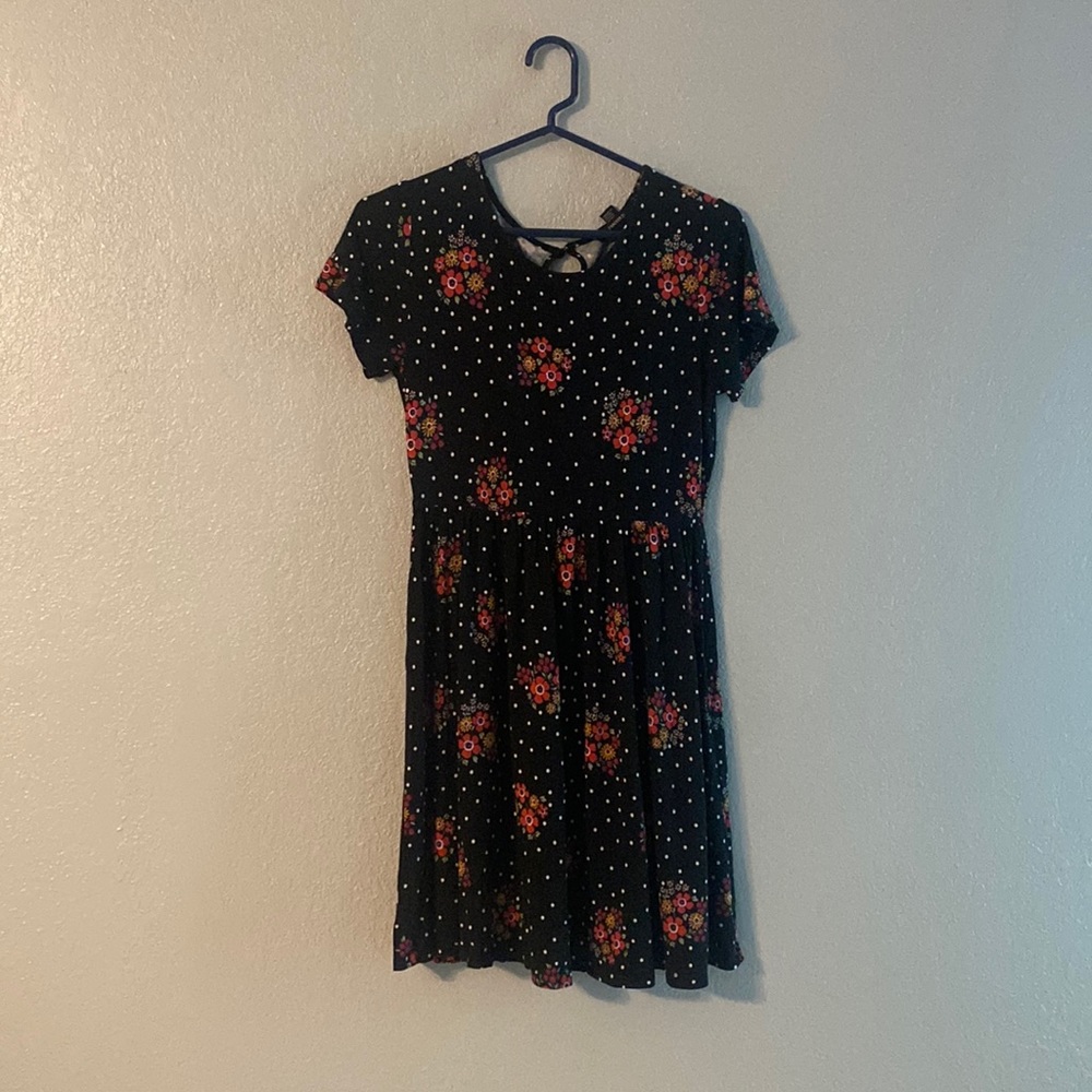 floral babydoll cut dress
